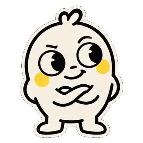 Peeky with arms crossed: no countdown