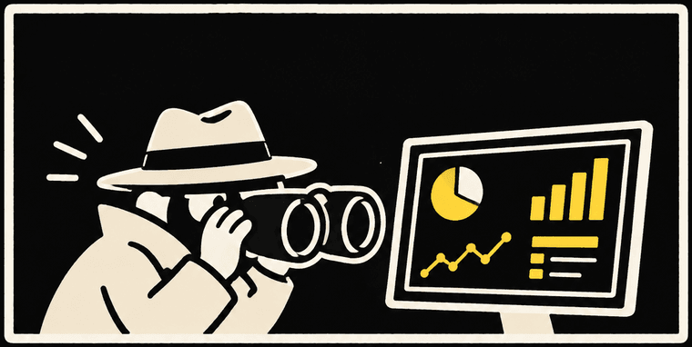 A tracker sees a dashboard